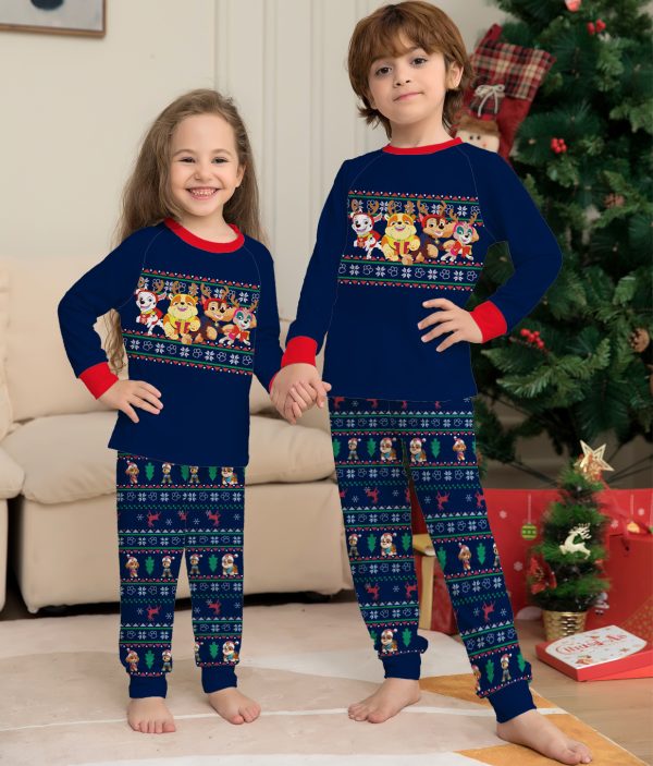 Matching Family Christmas Deer Pajamas Xmas Pjs Women Men Plaid Clothes Holiday Sleepwear - Image 2