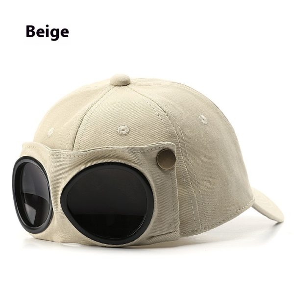 Pilot Hat Personalized Glasses Peaked Cap Male Sunglasses Sunshade Spring And Summer All-match - Image 7