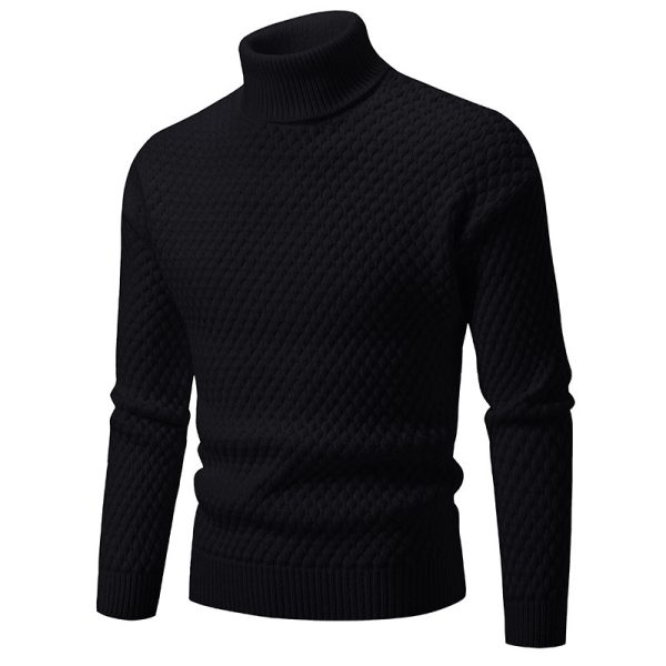 Men's Turtleneck Sweater Knitwear - Image 2