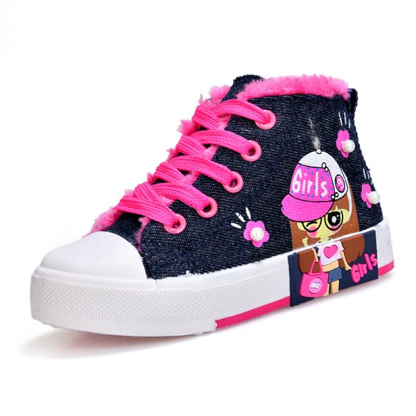 Children's Shoes Canvas Girls' Sneakers - Image 3