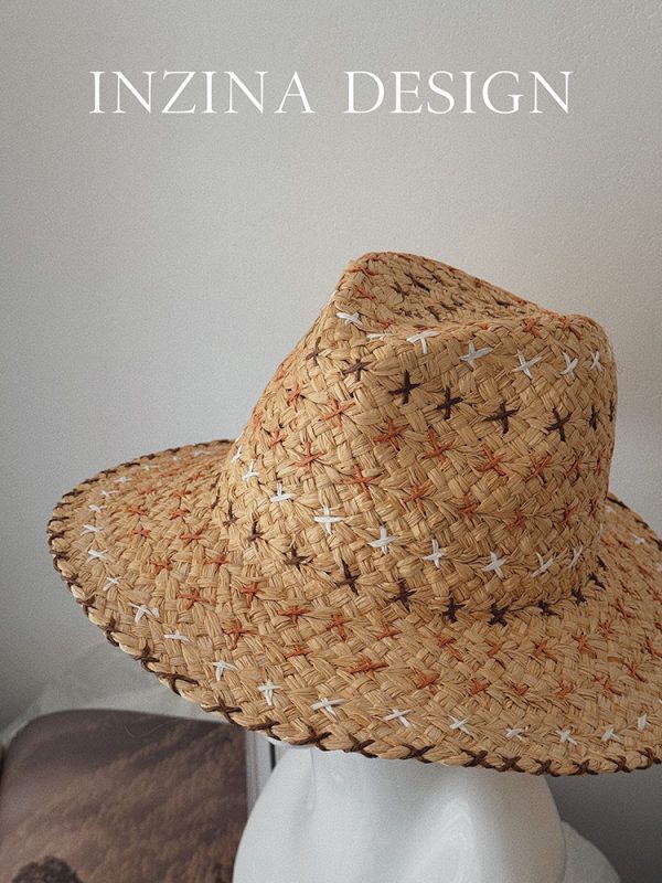 Retro Personality Western Cowboy Style Straw Hat - Image 9