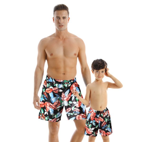 New Style Parent Child Swimwear Quick Drying Beach Pants - Image 9