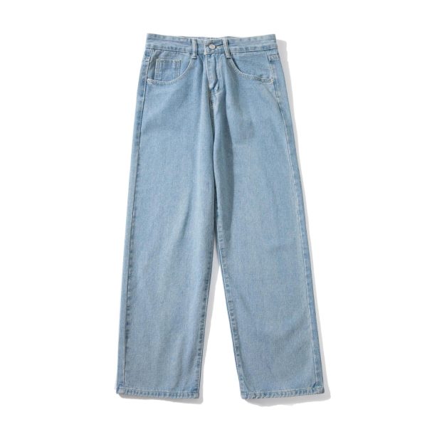 Retro Washed Denim Jeans For Men In All Seasons - Image 3