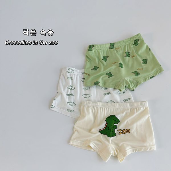 Three-piece Set Children's Underwear Modal Printing Baby Kindergarten Boxer Shorts - Image 8