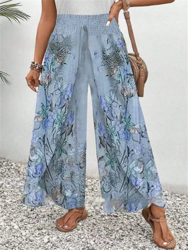 European And American Fashion Positioning Printed Casual Loose Wide-leg Pants - Image 8