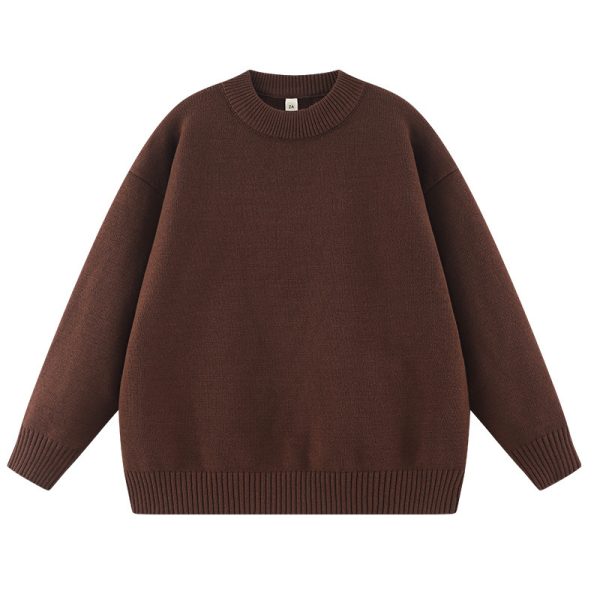 Women's Autumn And Winter Solid Color Loose Sweater - Image 4