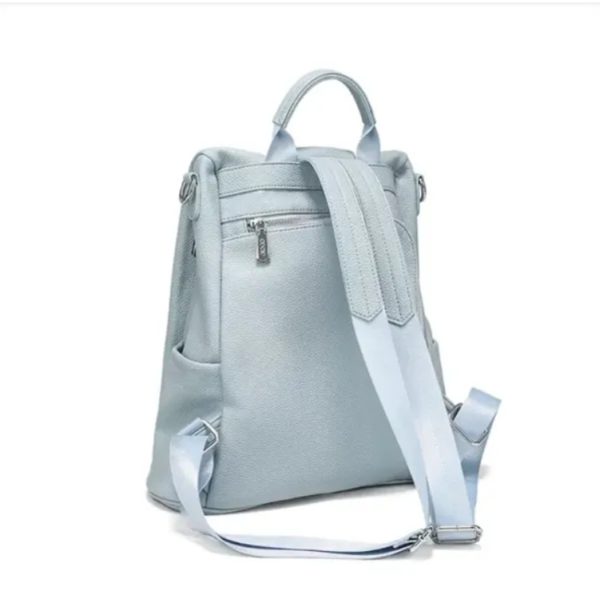 The New Seasonal Series Of Shoulder Bags Haze Blue New Fashion Leisure Ladies Backpack Large Capacity - Image 6