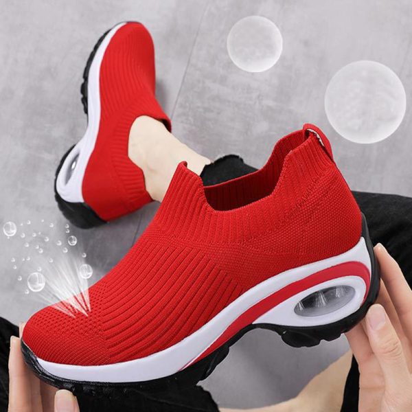 Sneakers Women Air Cushion Mesh Breathable Running Sports Shoes - Image 9