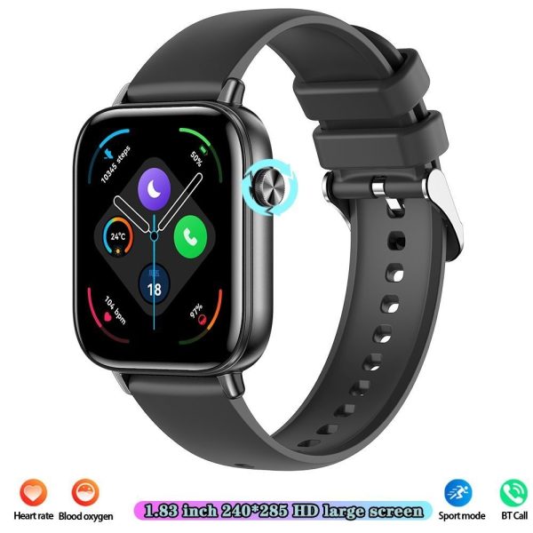 Smart Watch Mobile Pedometer Heart Rate Monitoring Bluetooth Calling 169 Touch Display Smart Bracelet - Image 2