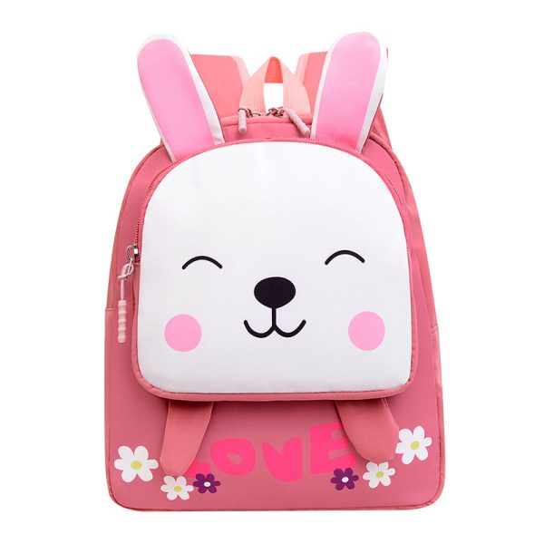 Kindergarten Fashion Burden Alleviation Backpack Cute Animal Image Macaron Color - Image 9