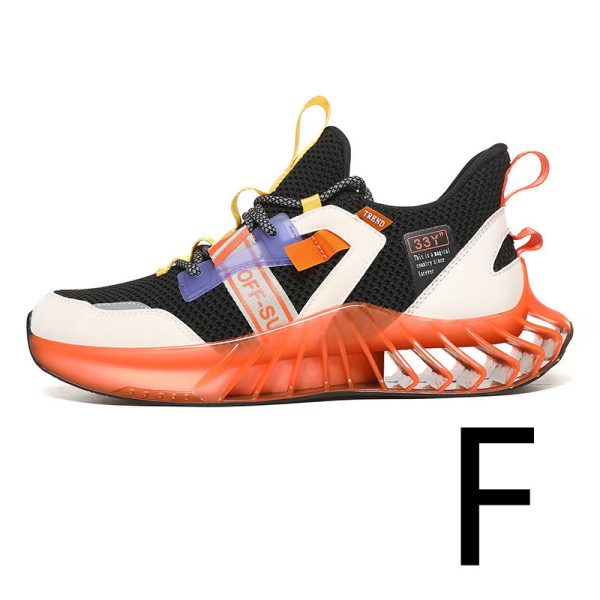 Men's Casual Youth Single Net Shoes Colorful Sports Tide - Image 6