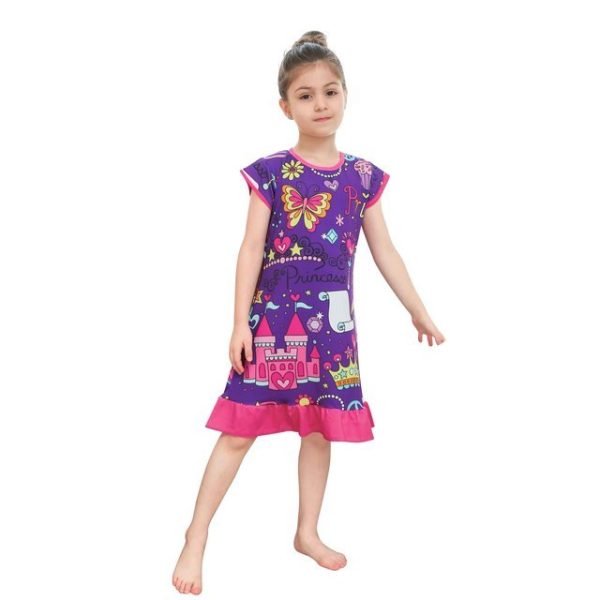 3D Printing Pajamas Children Clothes Children Pajamas Dresses Baby Girls Pajamas Pajamas - Image 7