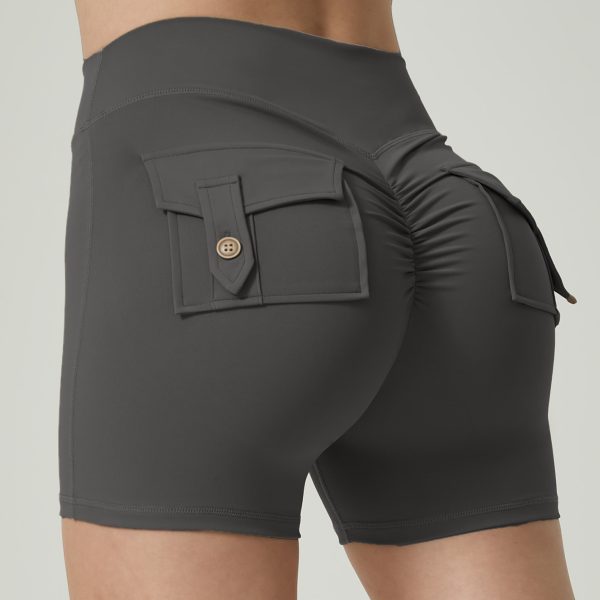 Pocket Fitness Sports Yoga Shorts - Image 4