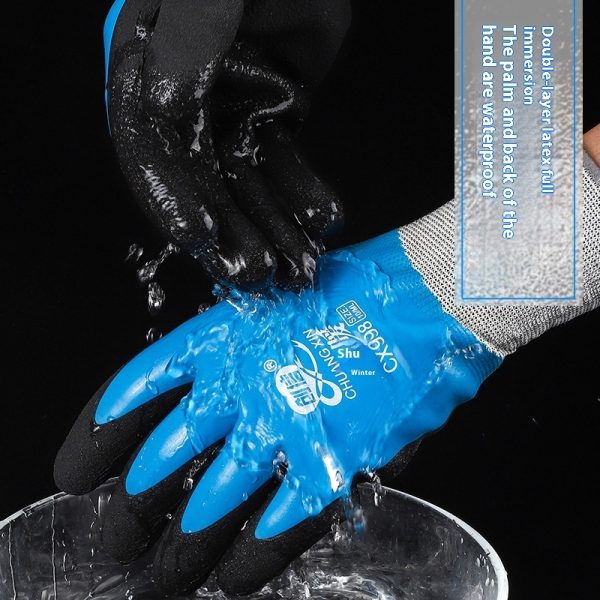 Cold Protection Thickening Fleece-lined Warm Full Labor Gloves - Image 4