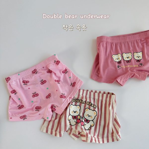 Three-piece Set Children's Underwear Modal Printing Baby Kindergarten Boxer Shorts - Image 4