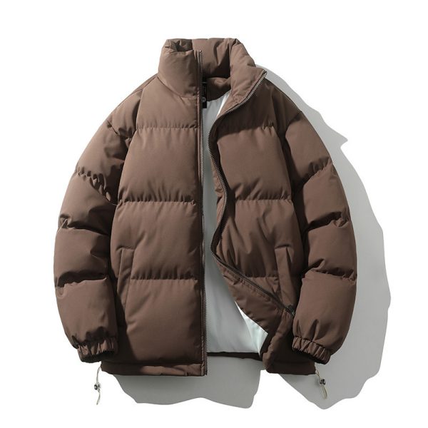 Thick Warm Down Casual Loose Cotton Padded Jacket Couple - Image 7