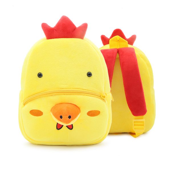 Cute Plush Backpacks Kindergarten Cartoon School Bags Children Animal Toys Bag - Image 3