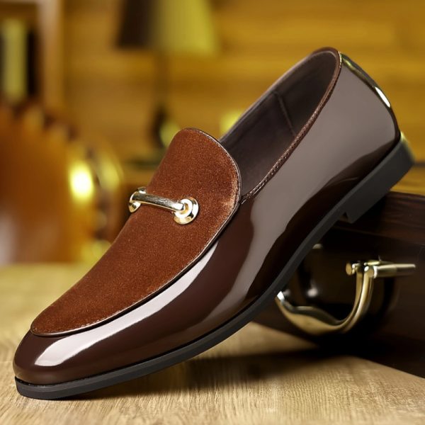 Plus Size Leather Shoes Men's Formal Wear Business Pointed Casual British - Image 8