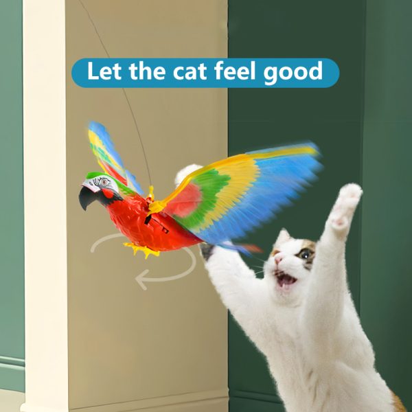 Simulation Bird Cat Interactive Pet Toys Hanging Eagle Flying Teasering Play Kitten Dog Toys Animals Cat Accessories Supplies - Image 2