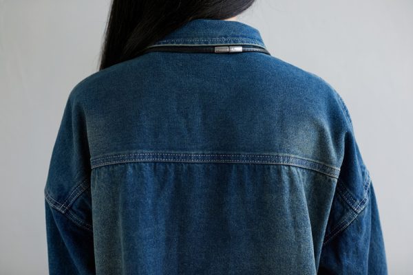 Women's Fashion Wash Vintage Denim Jacket - Image 6