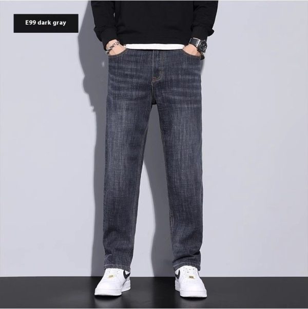 Jeans Loose Straight Casual Long Pants Men - Image 7