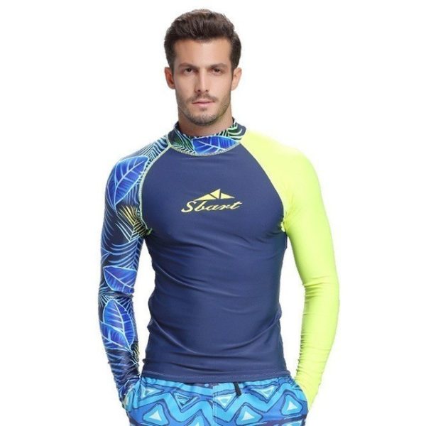 Men's Wetsuit Long-sleeved Sunscreen Swimsuit - Image 4