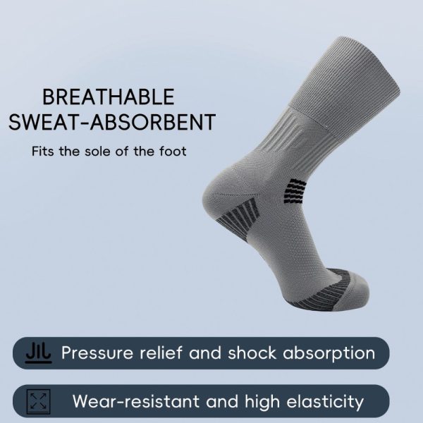 Three Pairs Of Mixed-color Compression Sports Socks It Has Elastic Strength To Cushion And Absorb Sweat, And Has Good Wrapping, Which Is Suitable For Outdoor Wear In All Seasons - Image 10