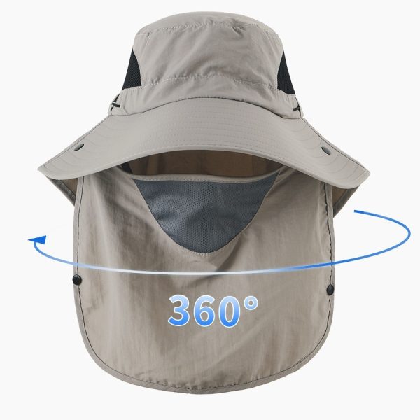 Outdoor Fishing Cap Protection Bucket Hat UV Protection Sun Hat - Image 3