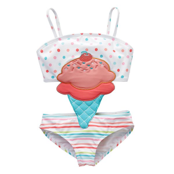 Baby Girls Swimwear Watermelon Swimsuit Swimming Beach Bathing Bikini Cute Summer One-piece Swimming Costume - Image 6