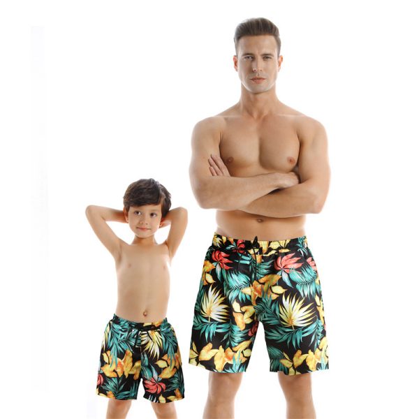 New Style Parent Child Swimwear Quick Drying Beach Pants - Image 8