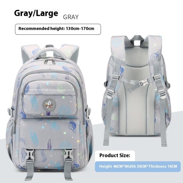 Primary School Student Starry Sky Leisure Schoolbag Junior High School Student Backpack - Image 9