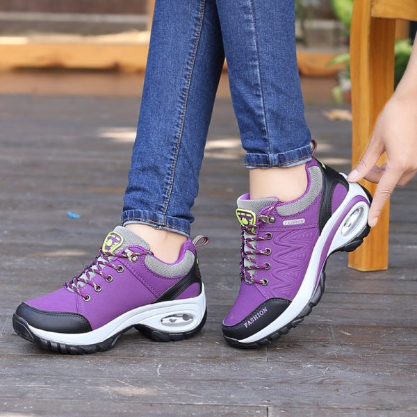 Autumn Winter Women Sneakers Air Cushion Design Platform Shoes - Image 7