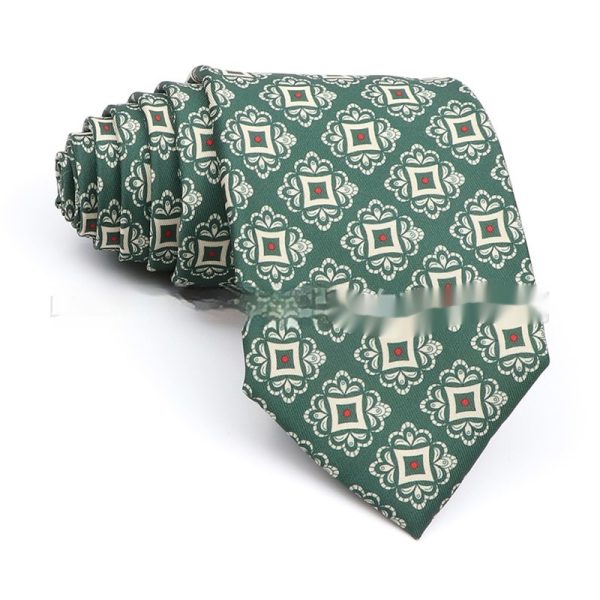 Business Polyester Men's Printed Workplace Tie - Image 7