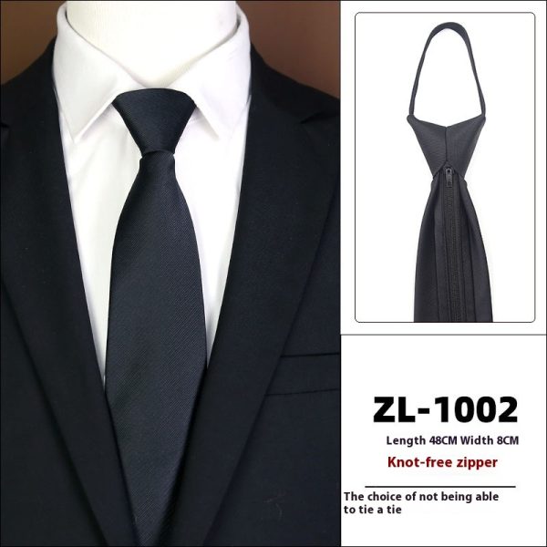 Men's Formal Wear Business Zipper Tie-free - Image 7