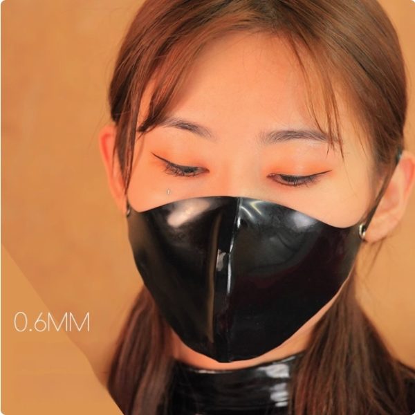 Latex Mask Tie Head Tie Men's And Women's Latex Suffocation Fetish - Image 2