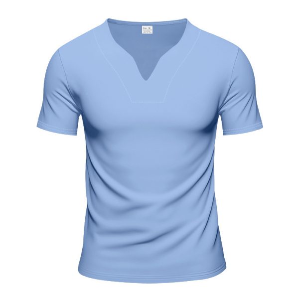 Quick-drying Skin-friendly Loose Solid Color Short Sleeve - Image 9