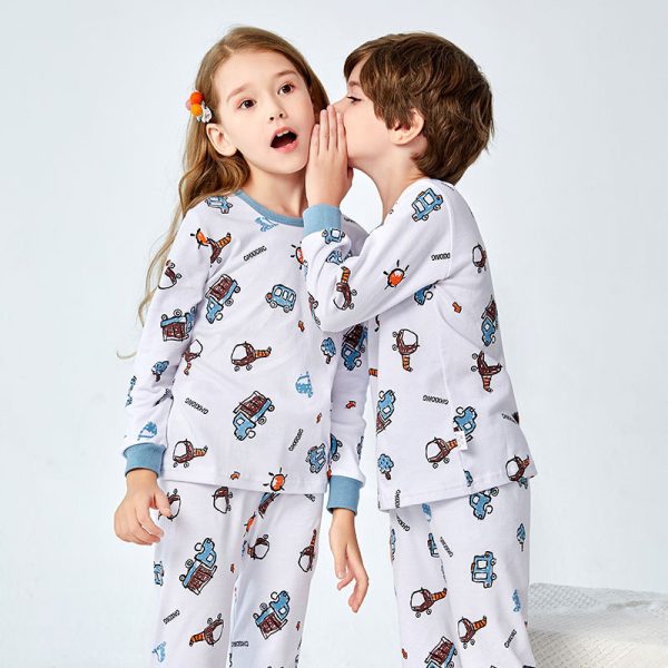 Children's Underwear Set Cotton Boys And Girls Underwear Set Pajamas - Image 3