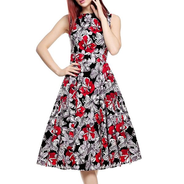 Vintage print dress - Image 3