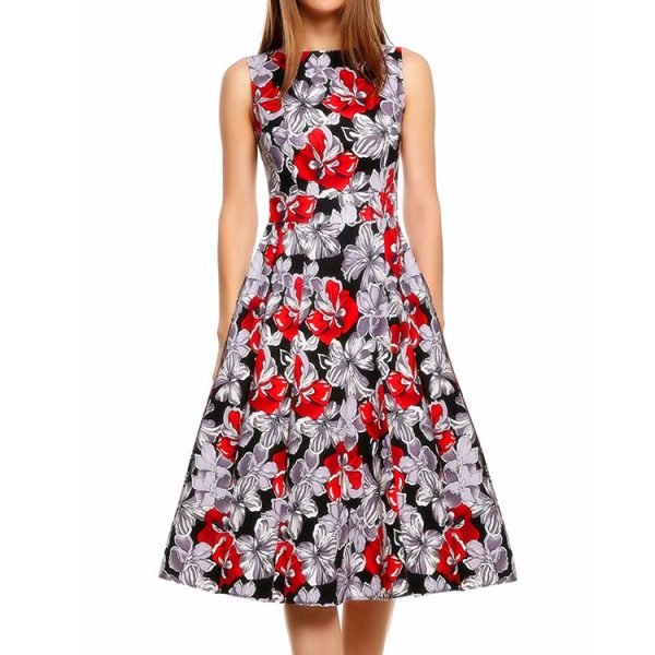 Vintage print dress - Image 9