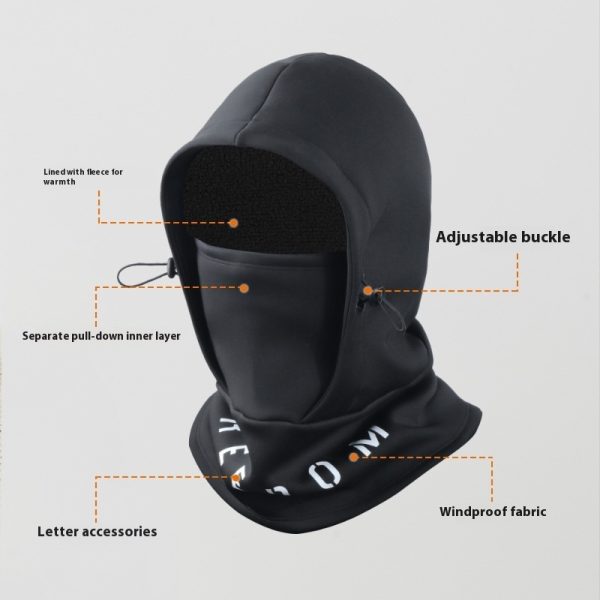 Winter Riding Cold Protection Fleece Thermal Headgear - Image 3