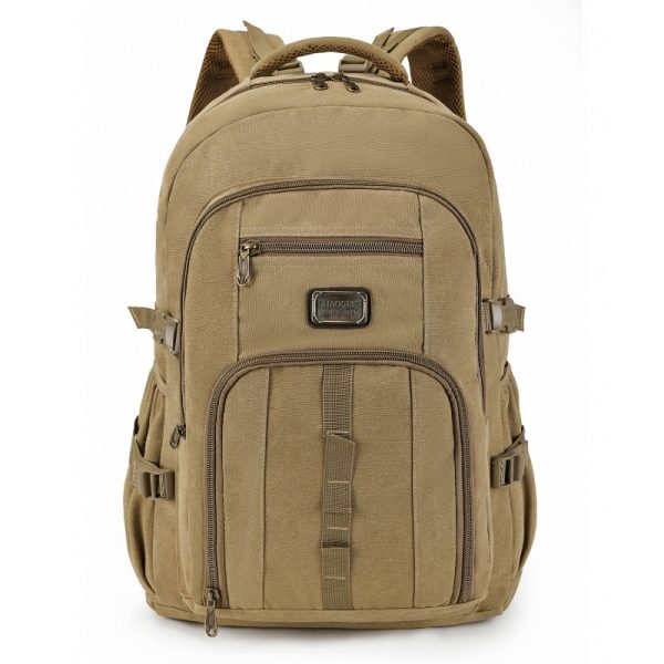 Durable Large Capacity Canvas Backpack Retro Computer Backpack Travel & Outdoor Sports - Image 6