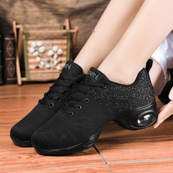 Spring And Summer Mid-heel Mesh Soft-soled Dance Shoes Modern Dance Shoes - Image 5