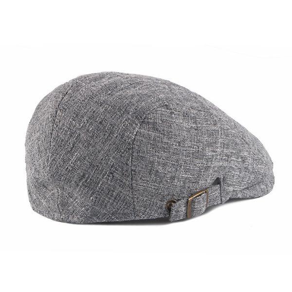 Men's British Retro Breathable Simple Light Board Advance Hats - Image 4