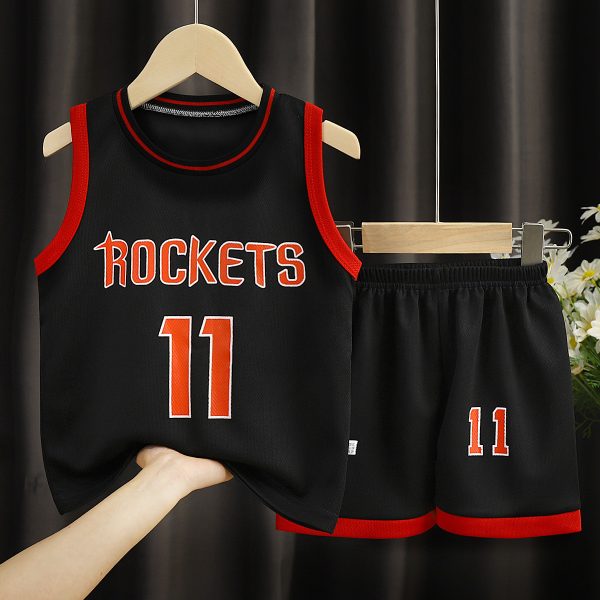 Children's Clothing Sports Basketball Wear Children's Clothing Boys' Suit - Image 2