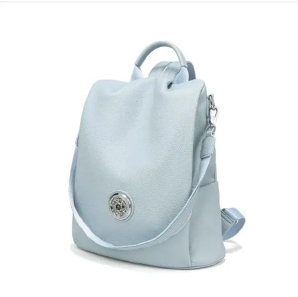 The New Seasonal Series Of Shoulder Bags Haze Blue New Fashion Leisure Ladies Backpack Large Capacity - Image 5