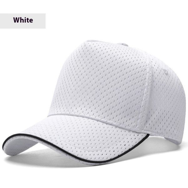 Full Mesh Breathable High Crown Baseball Cap - Image 6