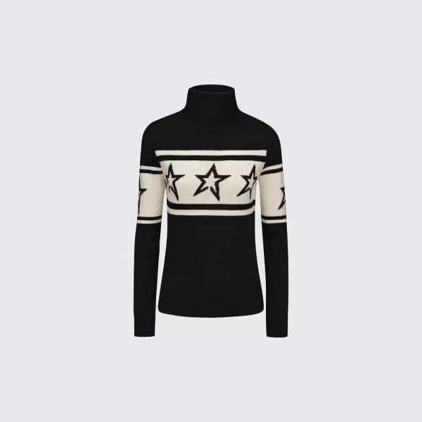 American Autumn And Winter New Slim Fit XINGX Printed Turtleneck Sweater - Image 5