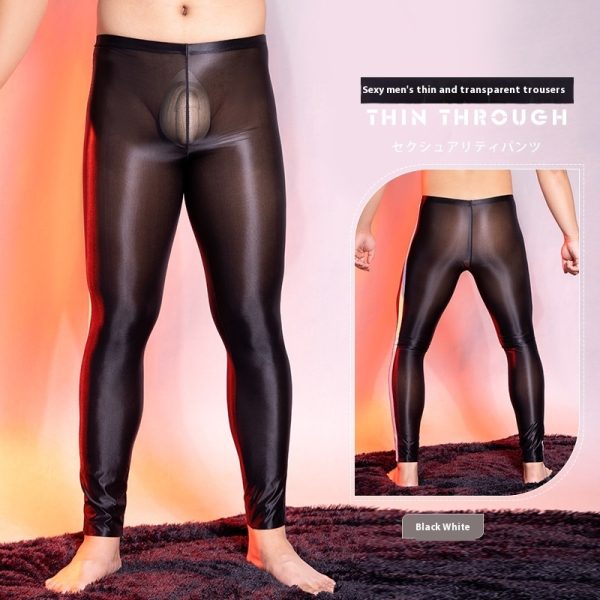 Sexy Underwear Trousers Base High Elastic Tight Sexy Qiong Si Ding Thin Transparent - Image 6