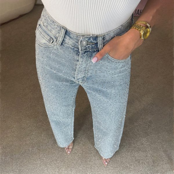 Summer High Waist All-matching Pants Women's Denim - Image 3