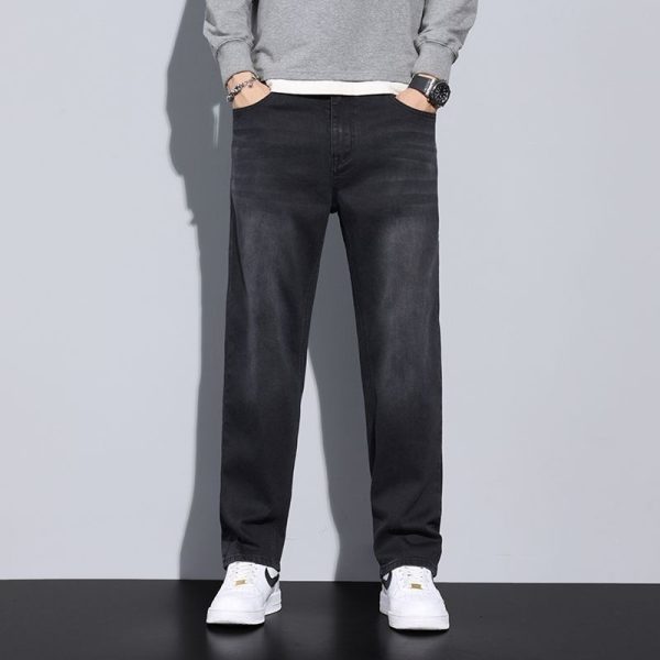 Jeans Loose Straight Casual Long Pants Men - Image 4